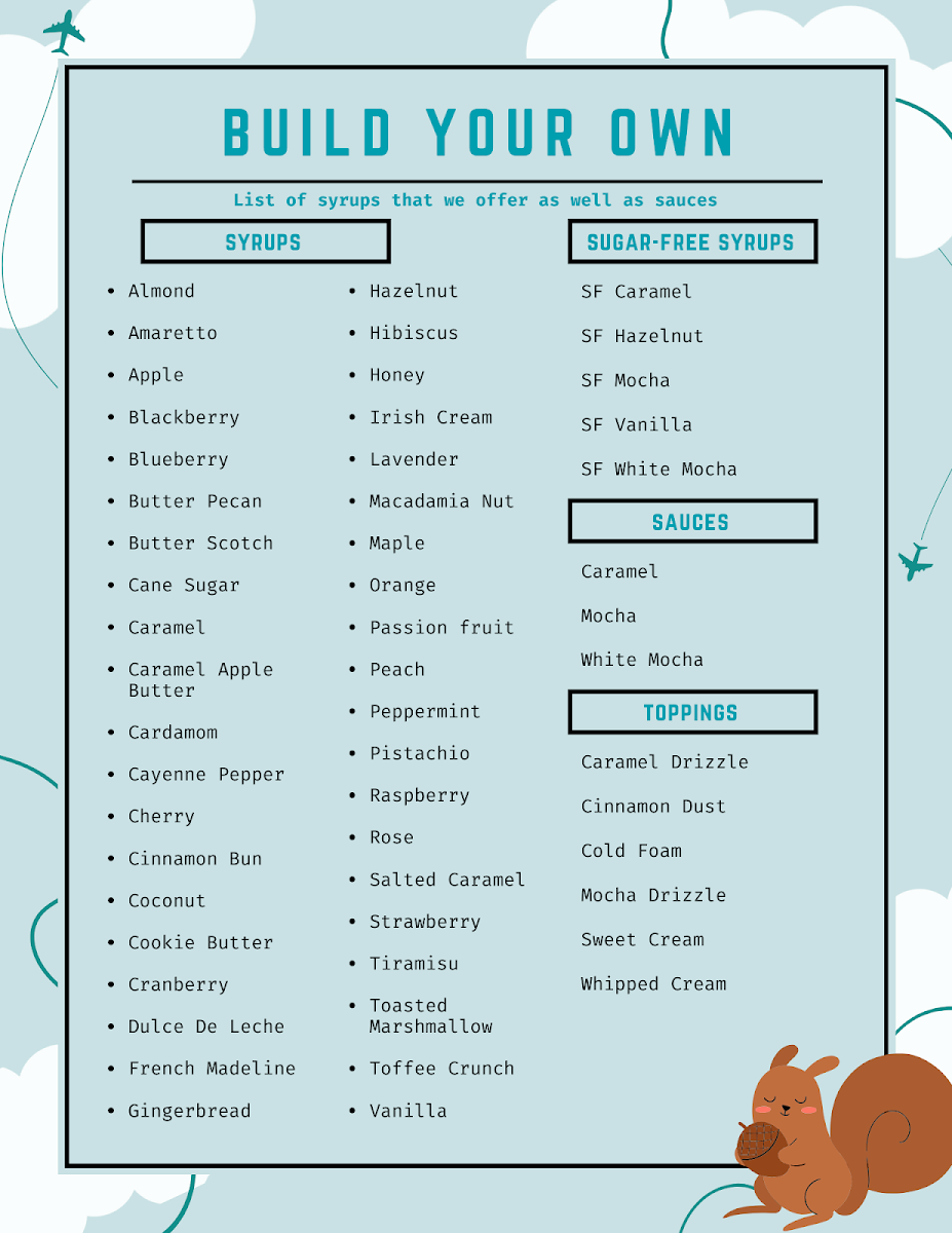 Menu Flying Squirrel Coffee Company-4
